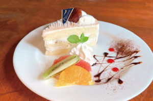 栗のケーキ
